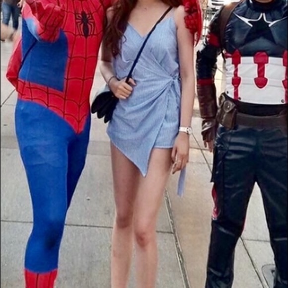 Blue summer dress - Picture 3 of 3